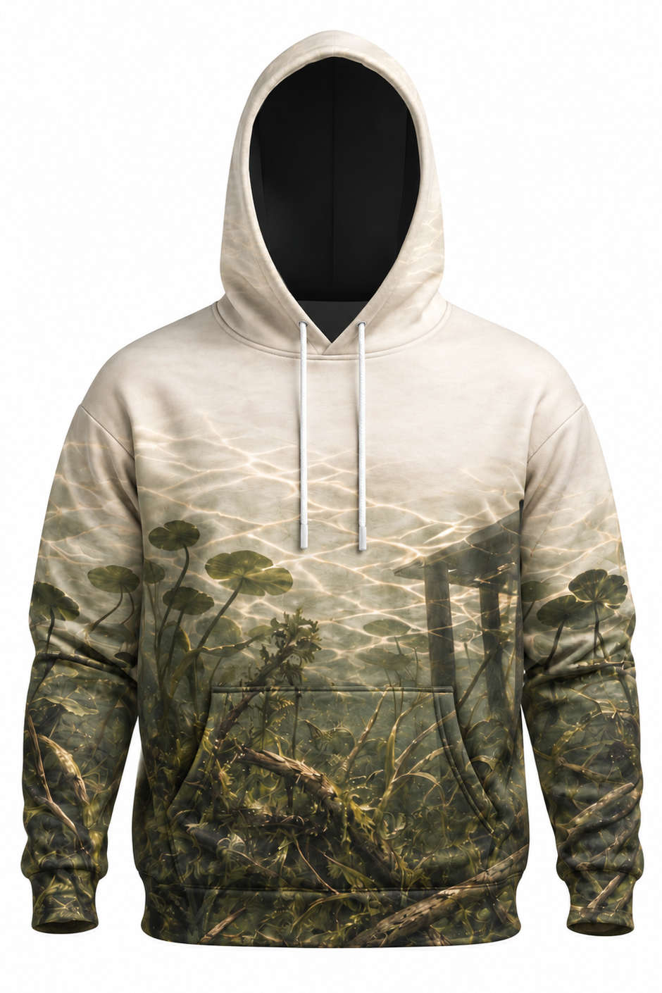 Performance Fleece-Lined Hoodie - Largemouth Dockside Ambush image 6