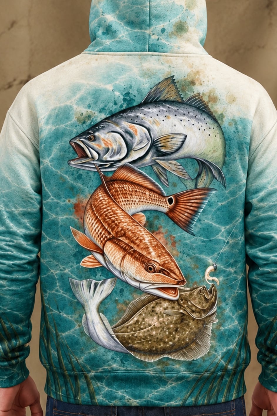 Performance Fleece-Lined Hoodie - Coastal Grand Slam image 4