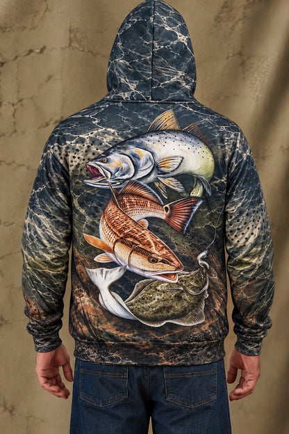 Performance Fleece-Lined Hoodie - Darkwater Grand Slam image 2