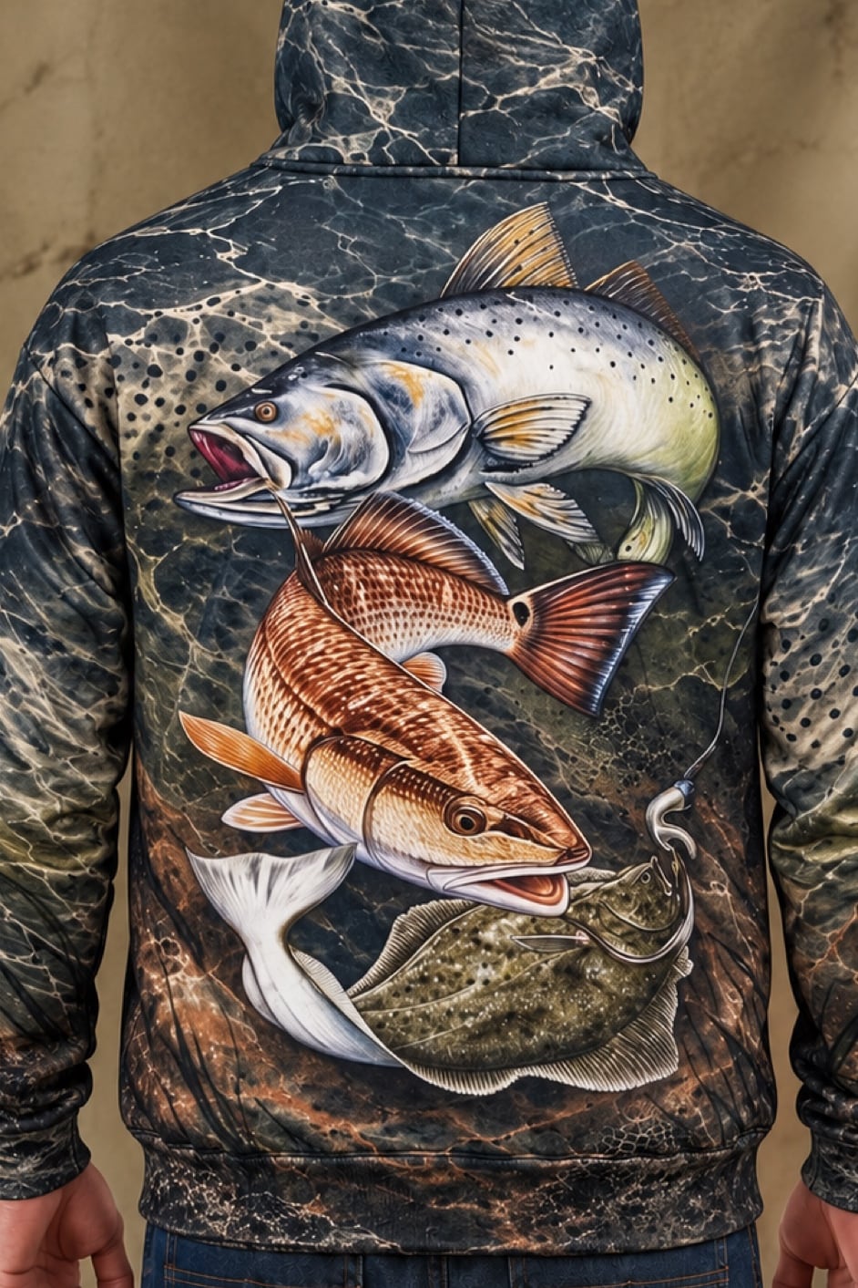 Performance Fleece-Lined Hoodie - Darkwater Grand Slam image 4