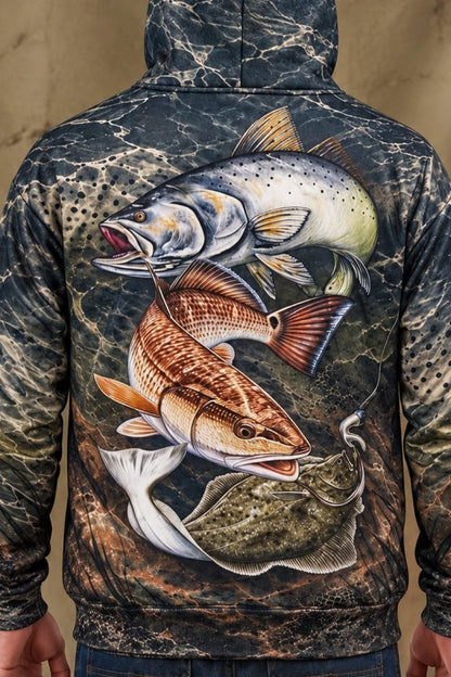 Performance Fleece-Lined Hoodie - Darkwater Grand Slam image 4