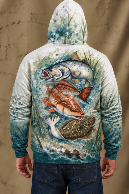 Performance Fleece-Lined Hoodie - Saltmarsh Grand Slam image 2