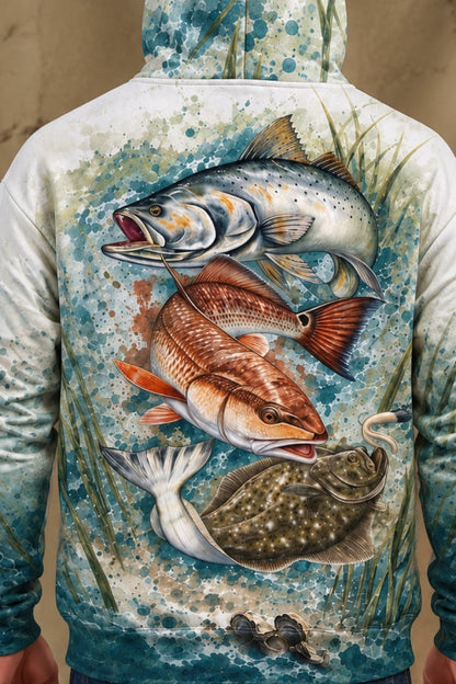 Performance Fleece-Lined Hoodie - Saltmarsh Grand Slam image 4