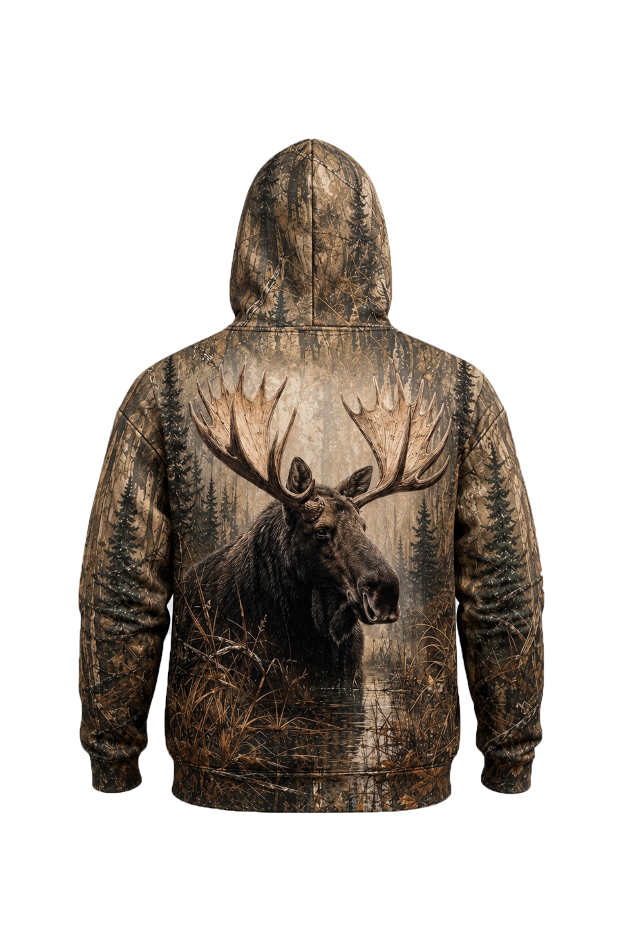 Performance Fleece-Lined Hoodie - Timberland Moose Monarch image 5