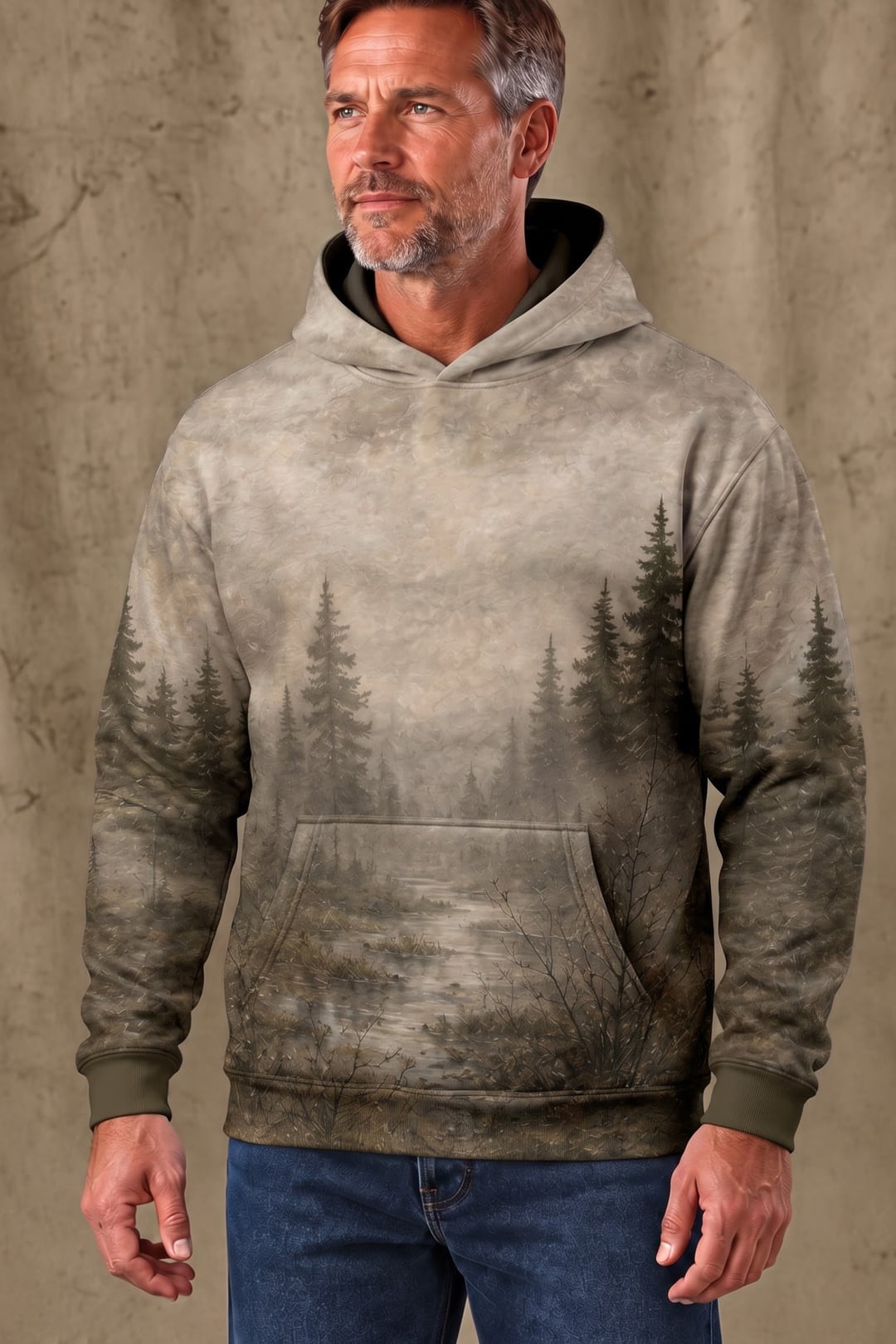 Performance Fleece-Lined Hoodie - Misty Peak Moose Stalker image 3