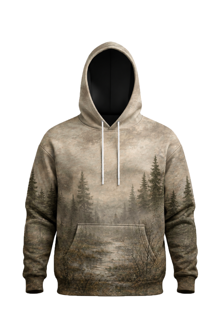 Performance Fleece-Lined Hoodie - Misty Peak Moose Stalker image 6