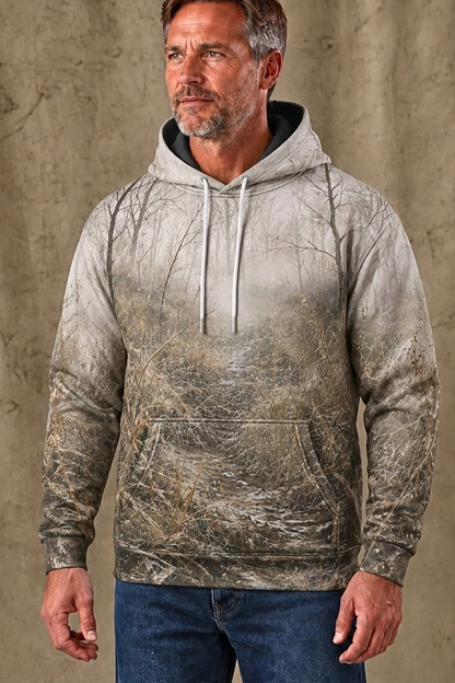 Performance Fleece-Lined Hoodie – Frost Meadow Whitetail image 3