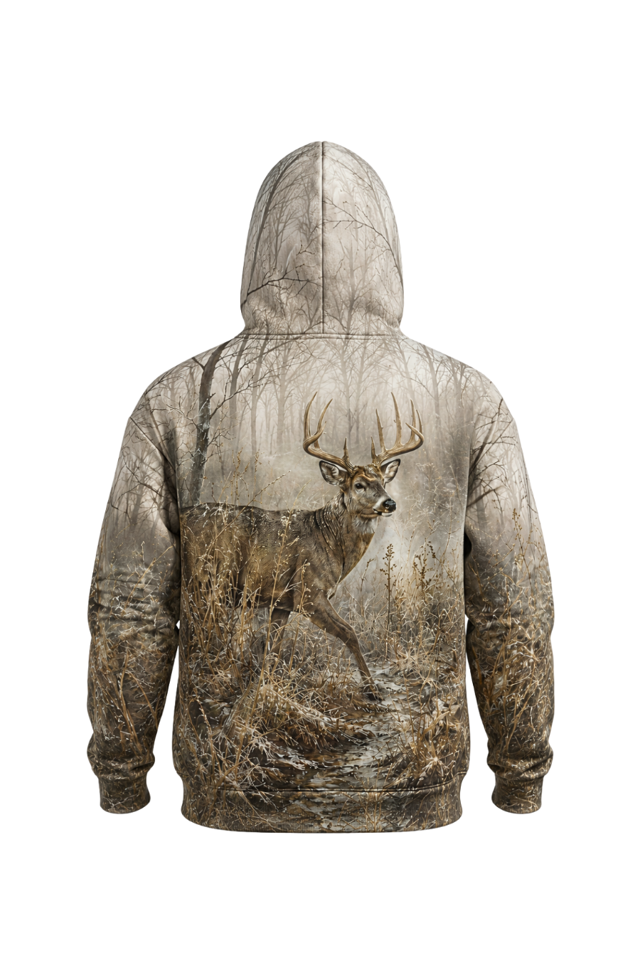 Performance Fleece-Lined Hoodie – Frost Meadow Whitetail image 5