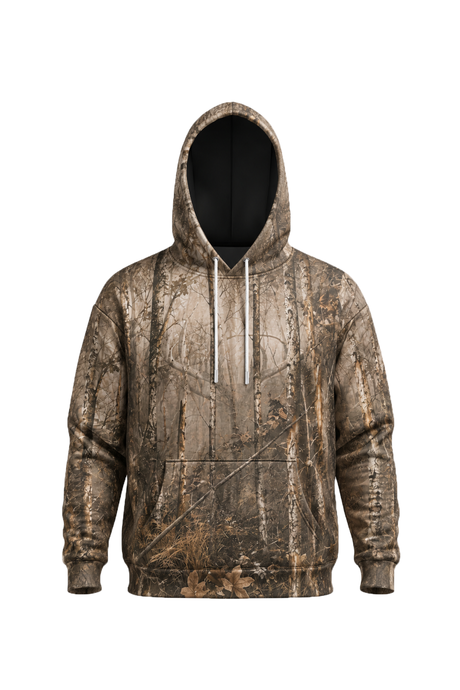 Performance Fleece-Lined Hoodie – Birch Forest Whitetail image 3