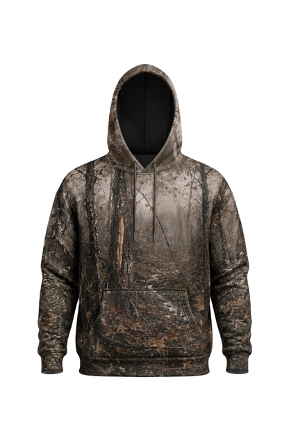 Performance Fleece-Lined Hoodie - Dark Oak Whitetail image 6
