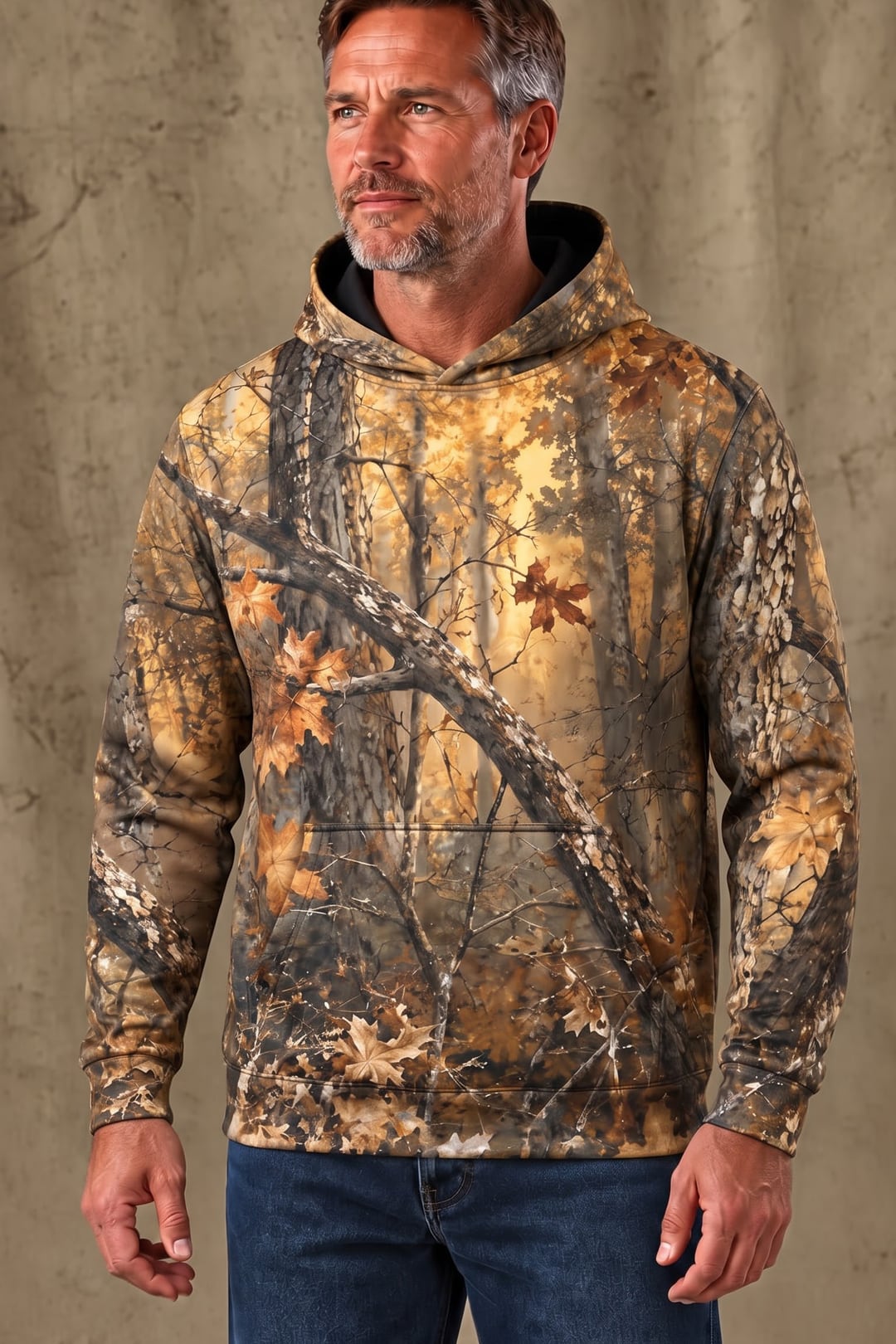 Performance Fleece-Lined Hoodie _–_ Autumn Amber Whitetail image 3