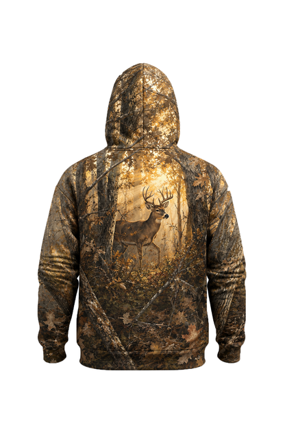 Performance Fleece-Lined Hoodie _–_ Autumn Amber Whitetail image 5