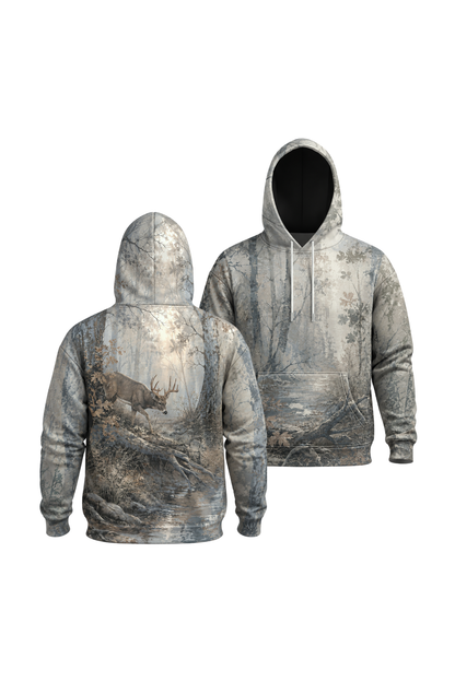 Performance Fleece-Lined Hoodie – Misty Creek Whitetail image 1