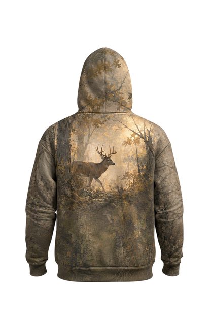 Performance Fleece-Lined Hoodie – Golden Deer Dawn Stalker image 5