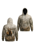 Performance Fleece-Lined Hoodie - Majestic Elk Mountain Bugle image 1
