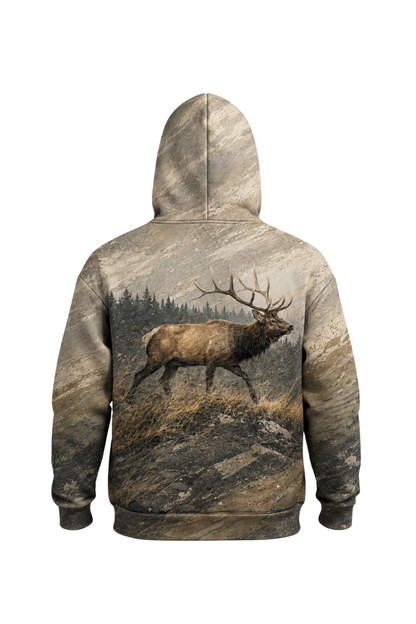 Performance Fleece-Lined Hoodie – Mountain Elk Summit image 5
