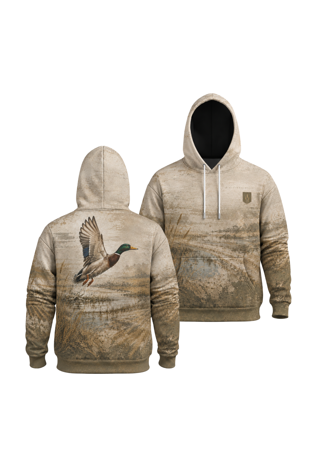 Performance Fleece-Lined Hoodie _–_ Marsh Mallard Takeoff image 1