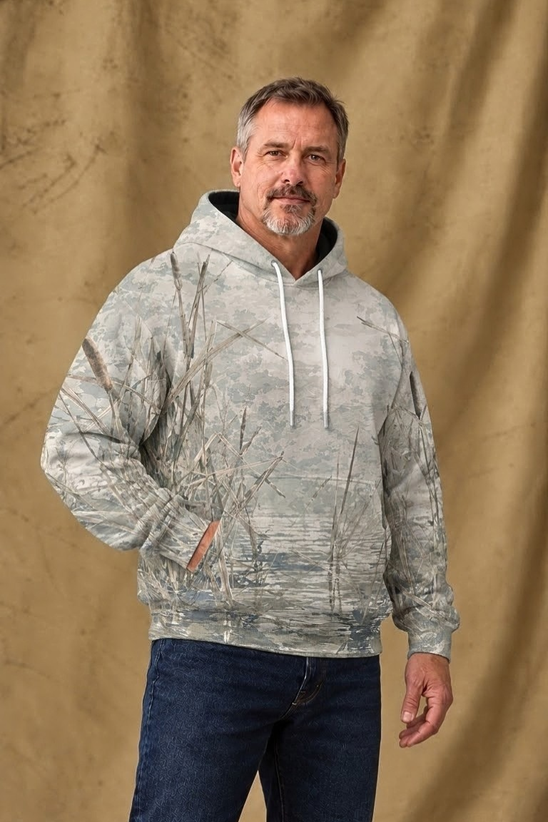 Performance Fleece-Lined Hoodie _–_ Cattail Marsh Mallard Ascent image 3