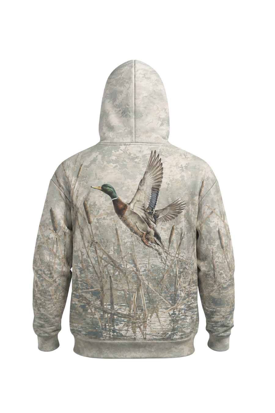 Performance Fleece-Lined Hoodie _–_ Cattail Marsh Mallard Ascent image 5