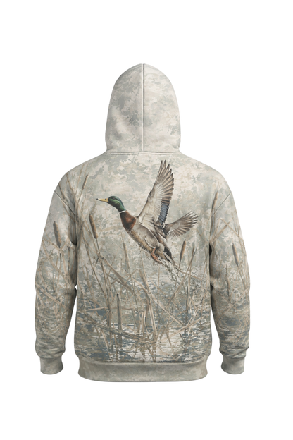 Performance Fleece-Lined Hoodie _–_ Cattail Marsh Mallard Ascent image 5