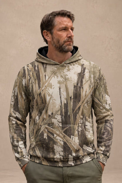 Performance Fleece-Lined Hoodie _–_ Timber Marsh Goose Ascent image 3