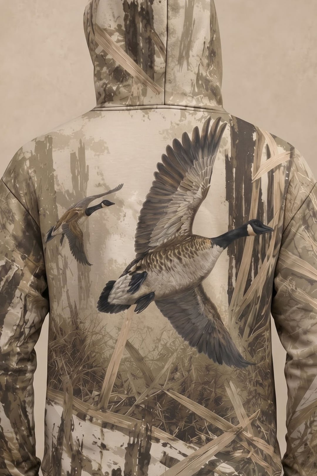 Performance Fleece-Lined Hoodie _–_ Timber Marsh Goose Ascent image 4
