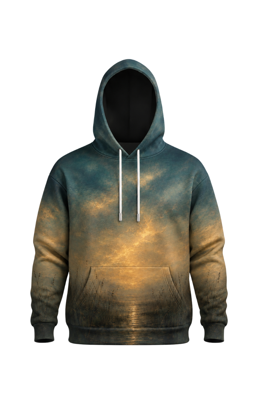 Performance Fleece-Lined Hoodie _–_ Golden Dusk Goose Flight image 6