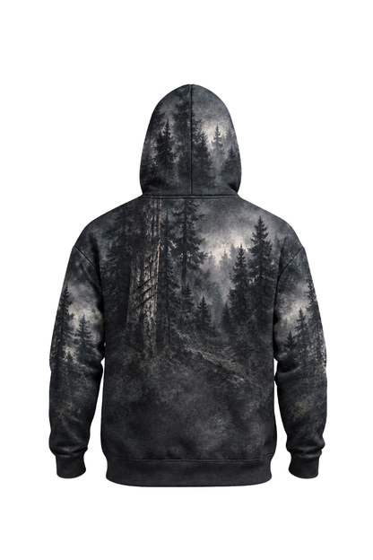 Performance Fleece-Lined Hoodie - Dark Timber Black Bear Stalker image 6
