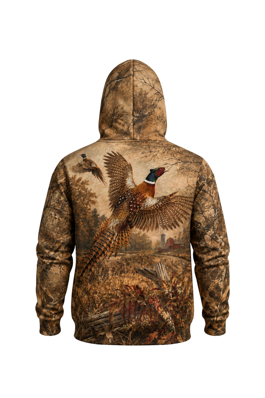 Performance Fleece-Lined Hoodie _–_ Autumn Pheasant Flight image 5