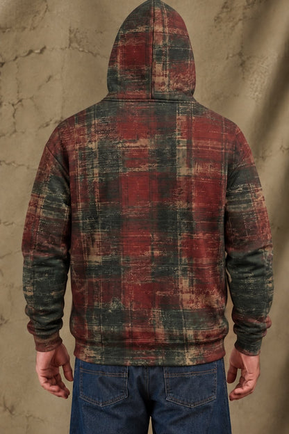 Performance Fleece-Lined Hoodie - Christmas Trout Yuletide image 2