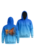 Performance Fleece-Lined Hoodie - Sunset Redfish Tailing image 1