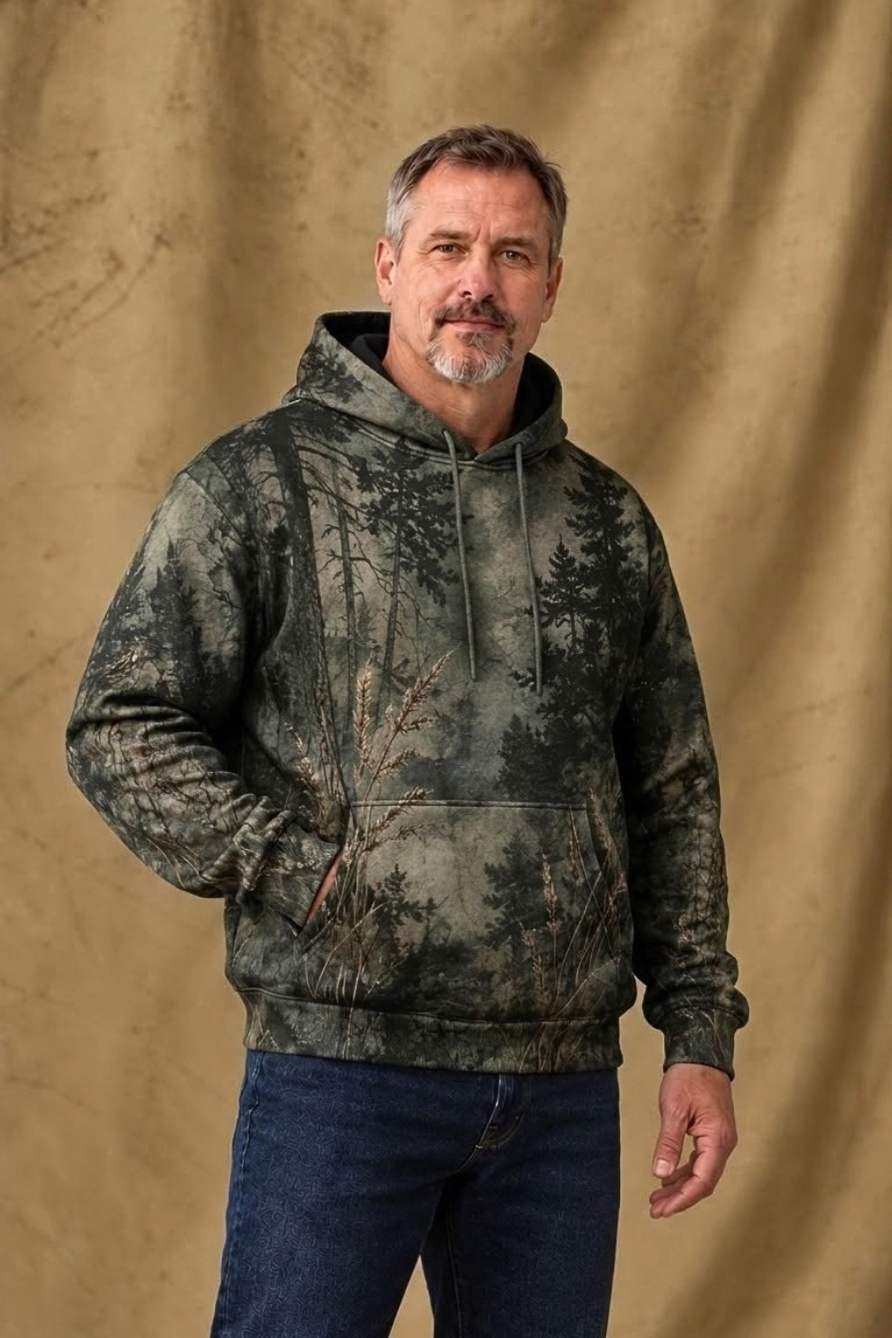 Performance Fleece-Lined Hoodie _–_ Sunset Quail Timber Covey image 3