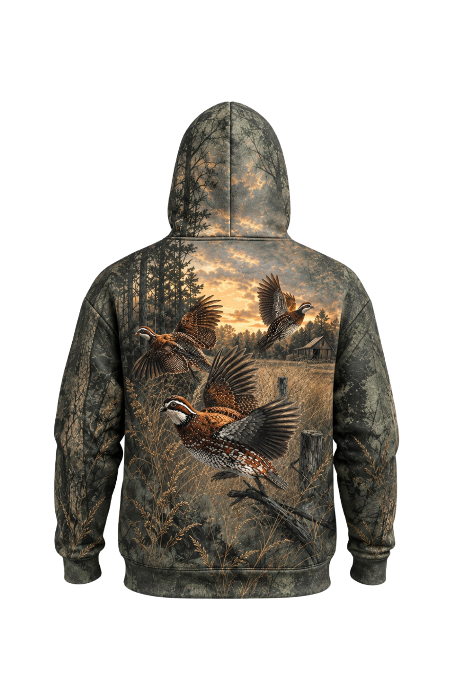 Performance Fleece-Lined Hoodie _–_ Sunset Quail Timber Covey image 5