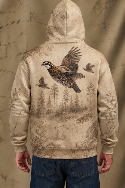 Performance Fleece-Lined Hoodie – Prairie Quail Vintage Flush image 2