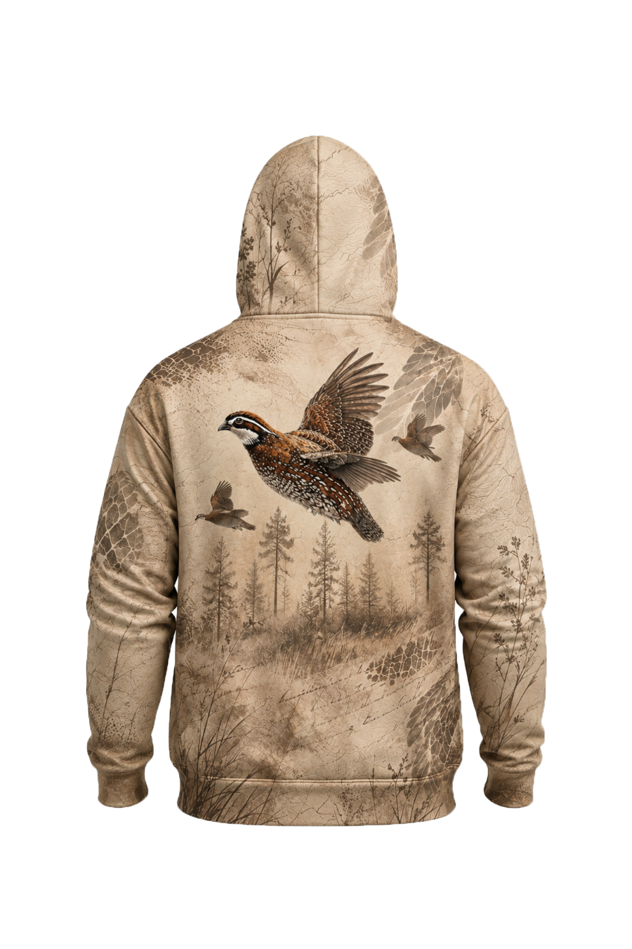 Performance Fleece-Lined Hoodie – Prairie Quail Vintage Flush image 5