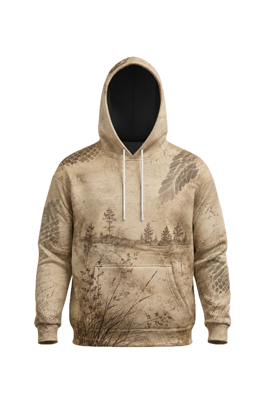 Performance Fleece-Lined Hoodie – Prairie Quail Vintage Flush image 6