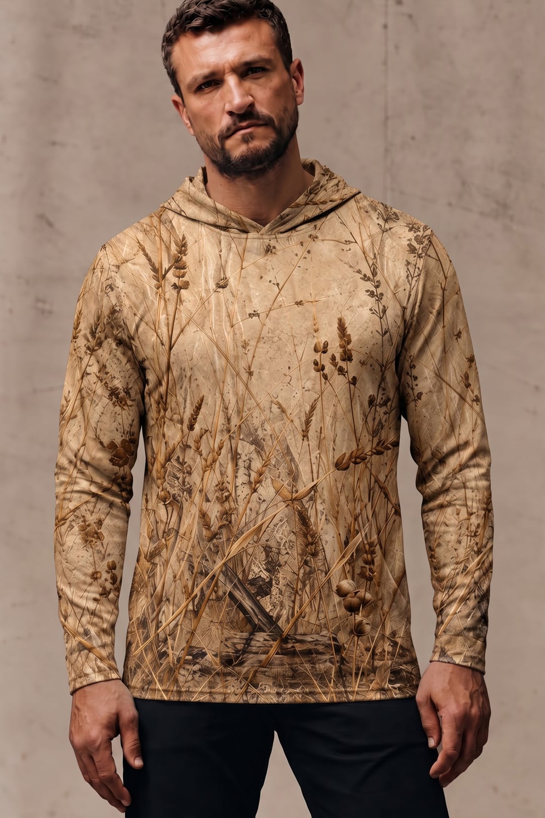 Performance Fleece-Lined Hoodie _–_ Golden Grassland Quail Soar image 3