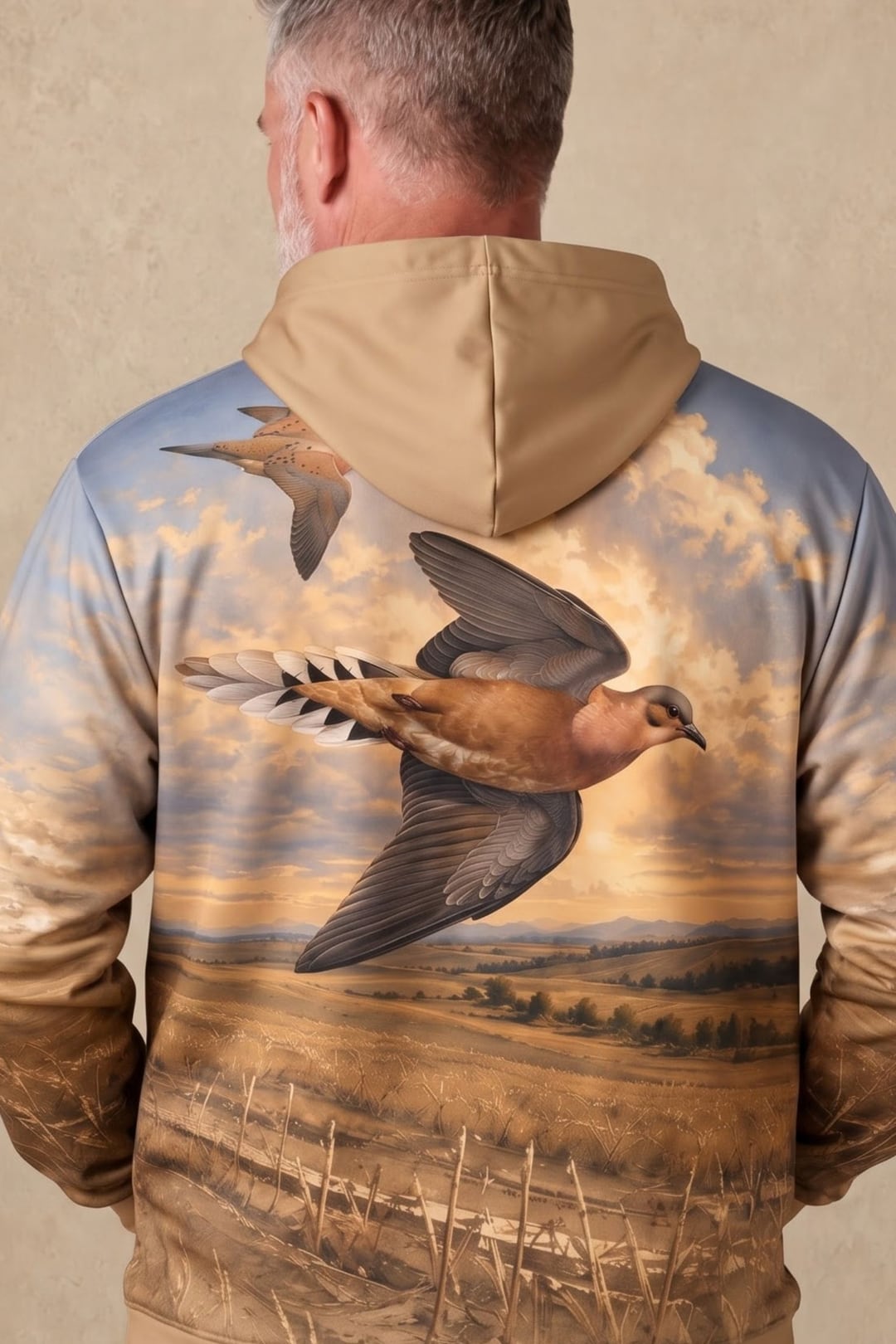 Performance Fleece-Lined Hoodie _–_ Horizon Dove Skyward image 4