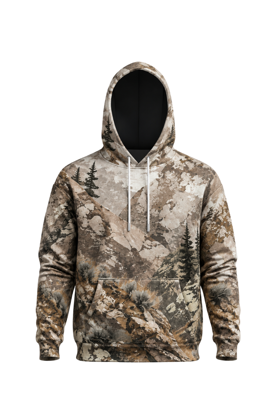 Performance Fleece-Lined Hoodie – Alpine Elk Monarch image 6