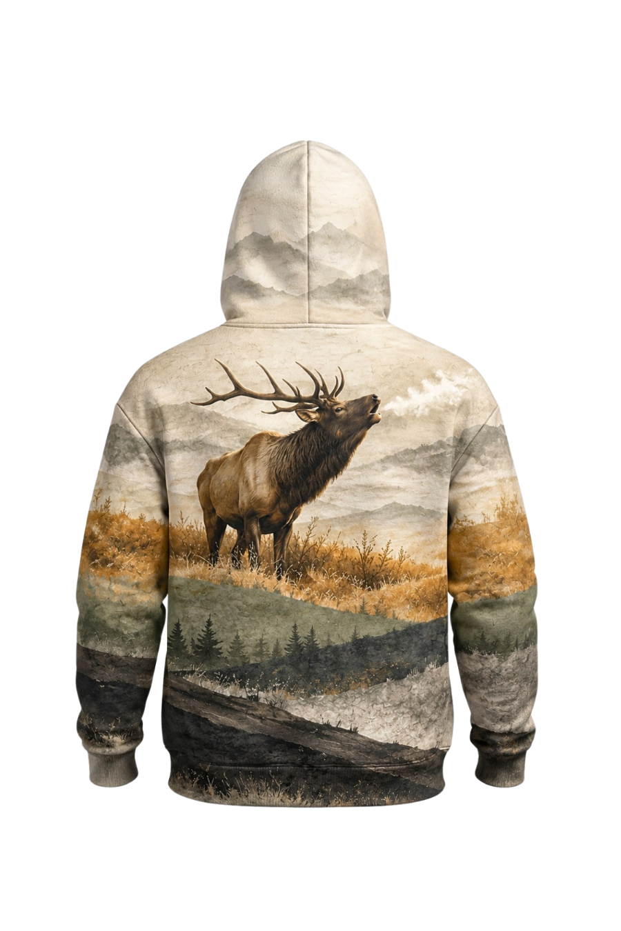 Performance Fleece-Lined Hoodie – Autumn Bugle Call image 5