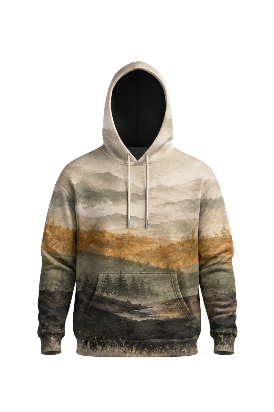 Performance Fleece-Lined Hoodie – Autumn Bugle Call image 6
