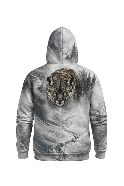 Performance Fleece-Lined Hoodie - Snow Ridge Cougar Track image 5