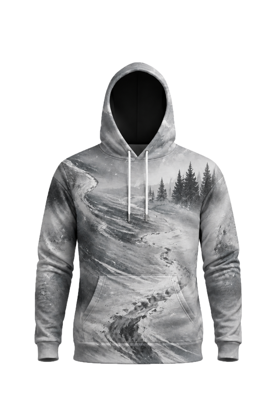 Performance Fleece-Lined Hoodie - Snow Ridge Cougar Track image 6