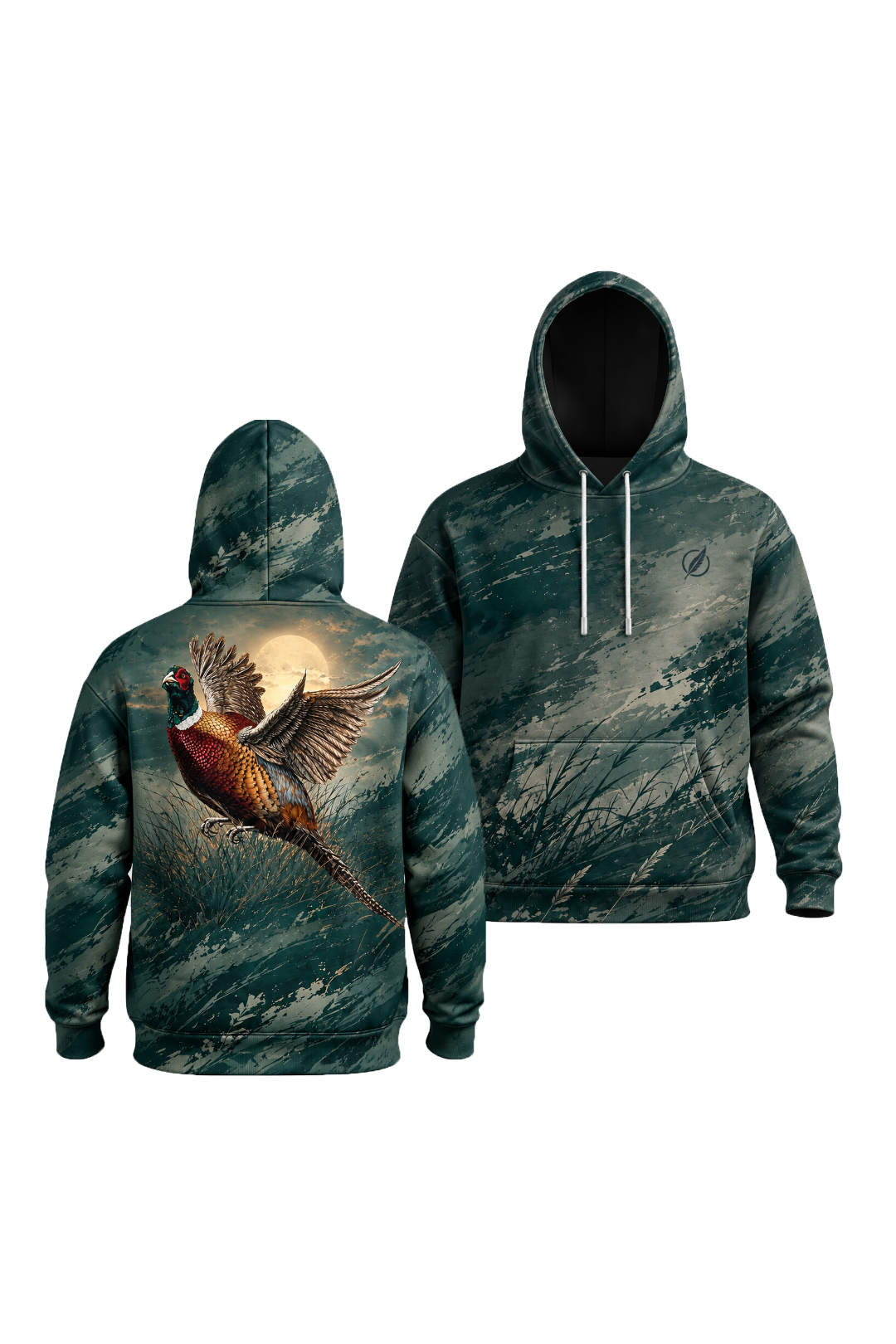 Performance Fleece-Lined Hoodie - Midnight Moon Pheasant image 1