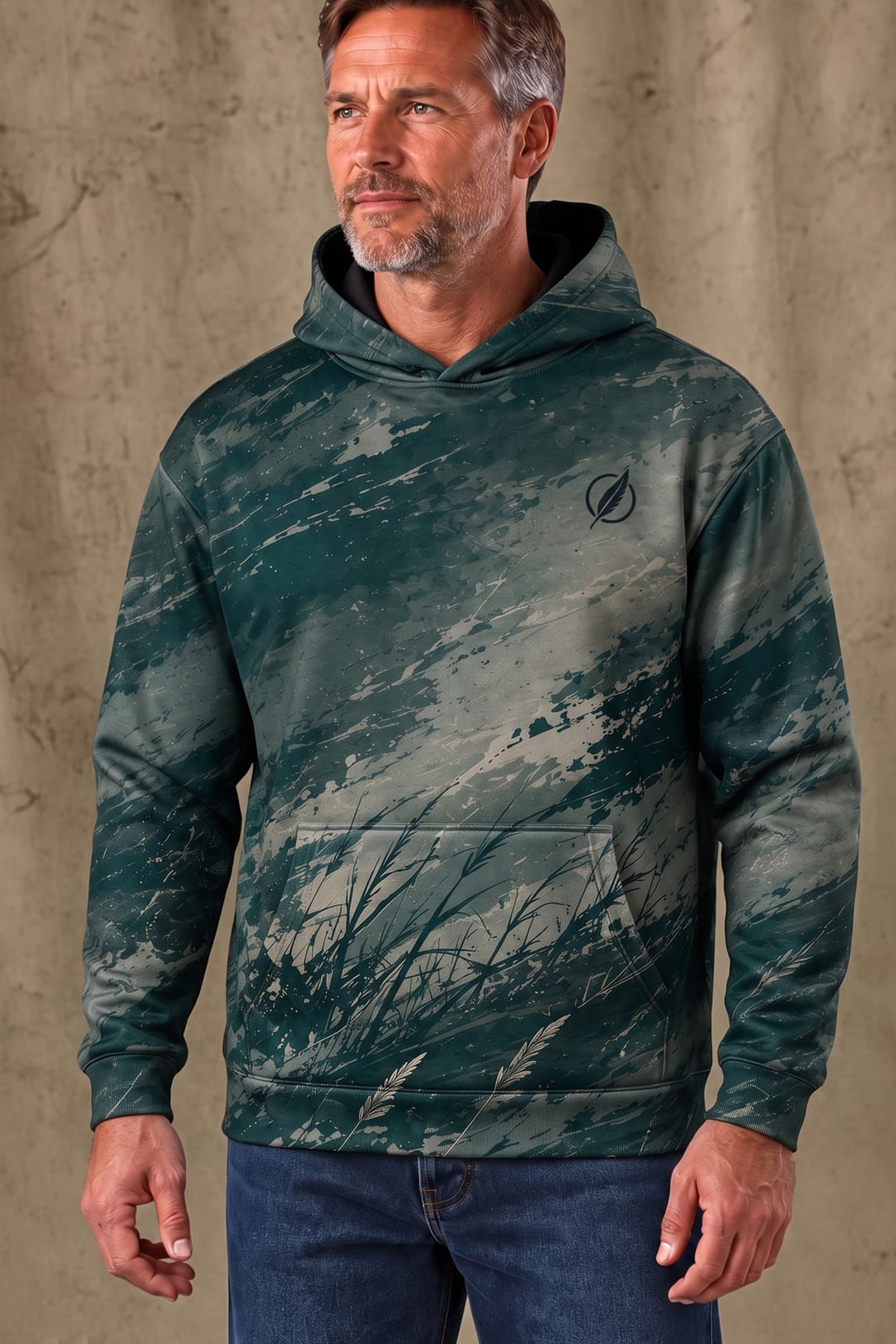Performance Fleece-Lined Hoodie - Midnight Moon Pheasant image 3