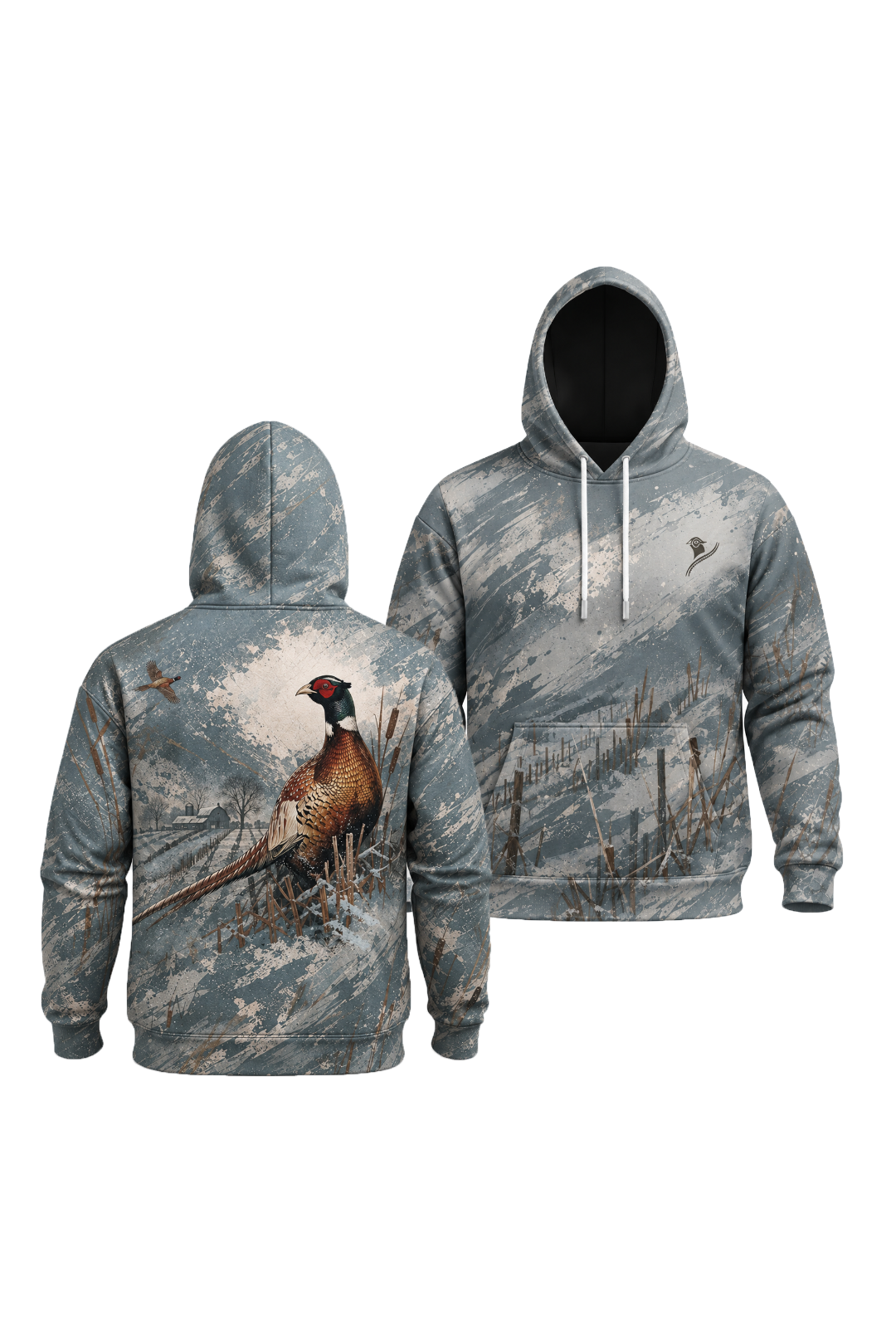 Performance Fleece-Lined Hoodie - Winter Homestead Pheasant image 1