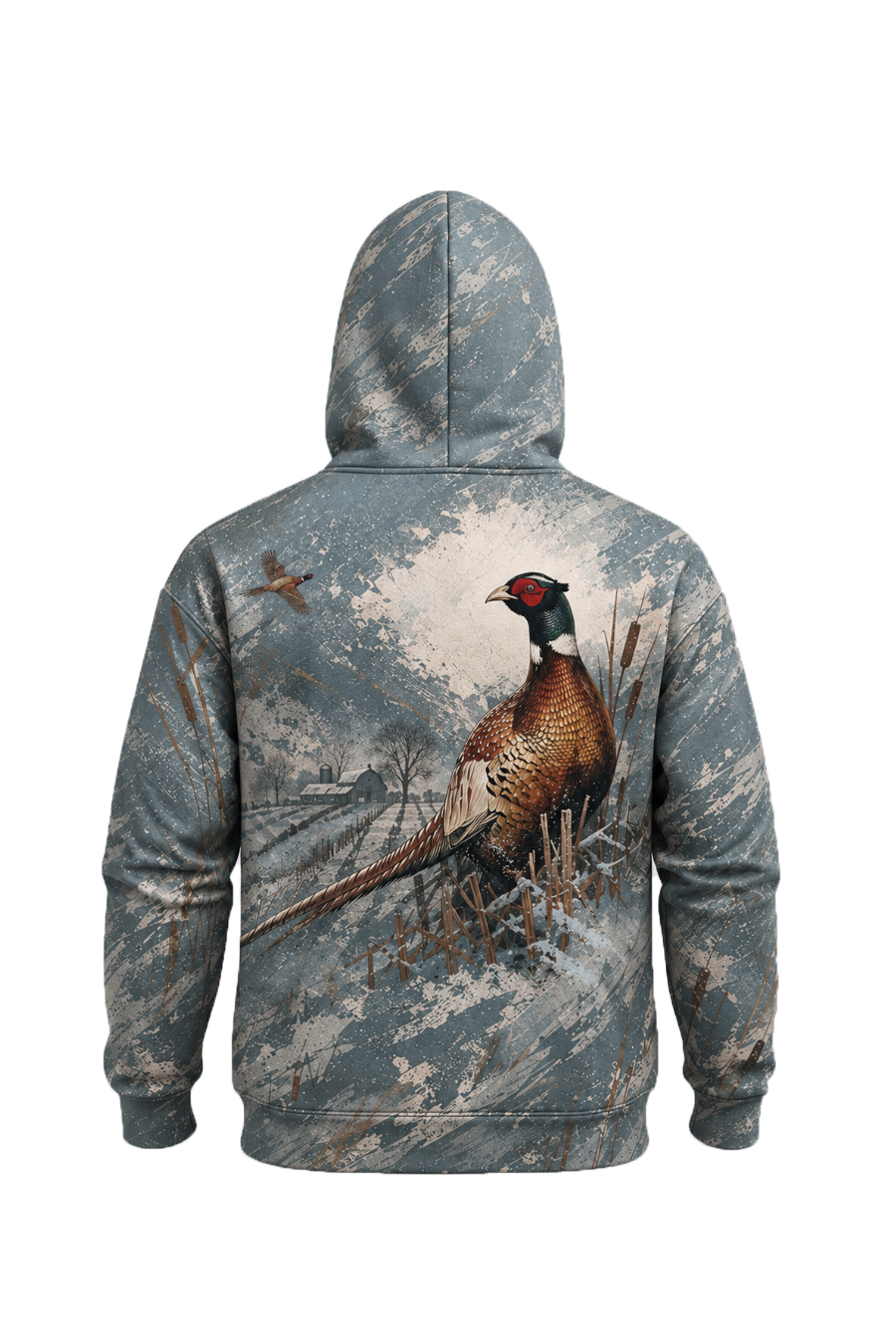 Performance Fleece-Lined Hoodie - Winter Homestead Pheasant image 5