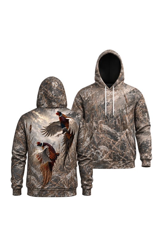 Performance Fleece-Lined Hoodie - Storm Marsh Pheasant Rise - ULS457K image 1