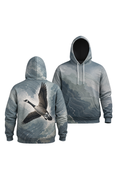 Performance Fleece-Lined Hoodie – Aero Current Goose Soar image 1