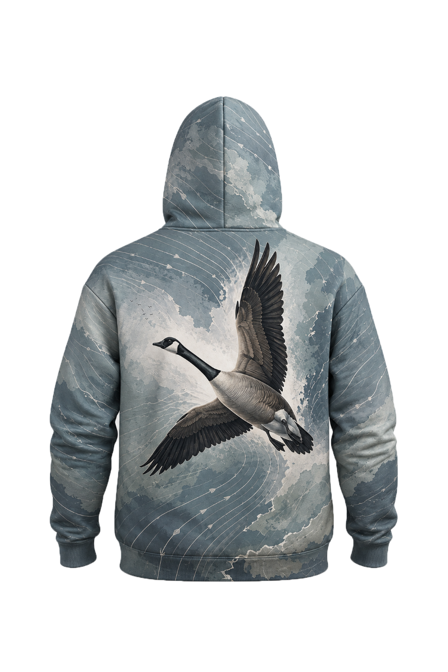 Performance Fleece-Lined Hoodie – Aero Current Goose Soar image 5